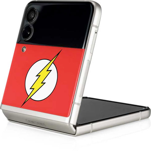 DC Comics The Flash Original Emblem Galaxy Z Flip4 5G Skin